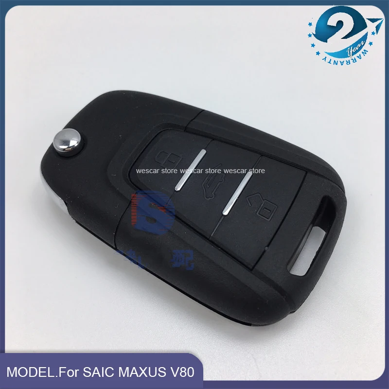 Original Car Remote Key For SAIC MAXUS V80 Folding Key Remote Control