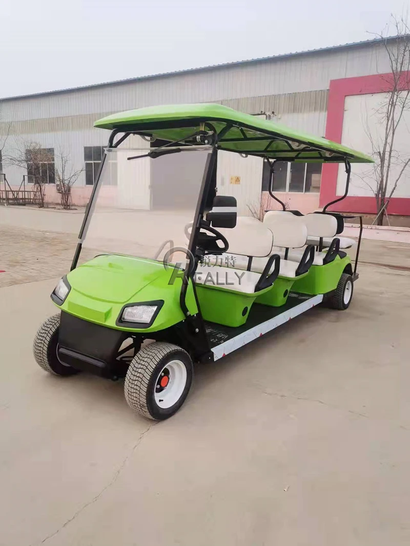 8people Golf Carts Electric 4 Wheel Electric Golf Trolly Golf Skateboard Sightseeing Buses Car