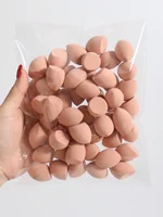 50pcs/pack Mini Makeup Sponge, Beauty Sponge,  Blending Sponge, Flawless For Liquid,  Dry And Wet Dual Use Makeup Cream 4