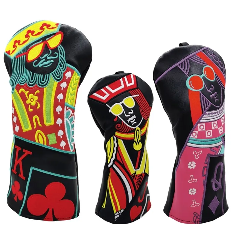 Golf Club #1 #3 #5 Wood Headcovers Driver Fairway Woods Cover PU Leather Head Covers Maximum speed delivery