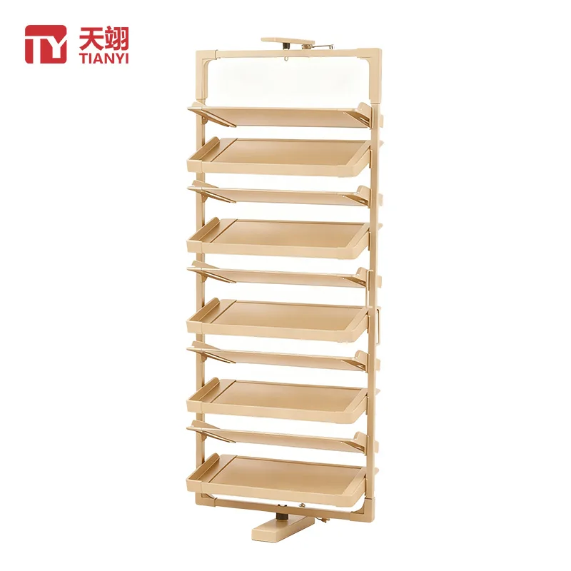 Revolving Shoe Storage Tower 360 Degree Spin Over 50 Pair Capacity