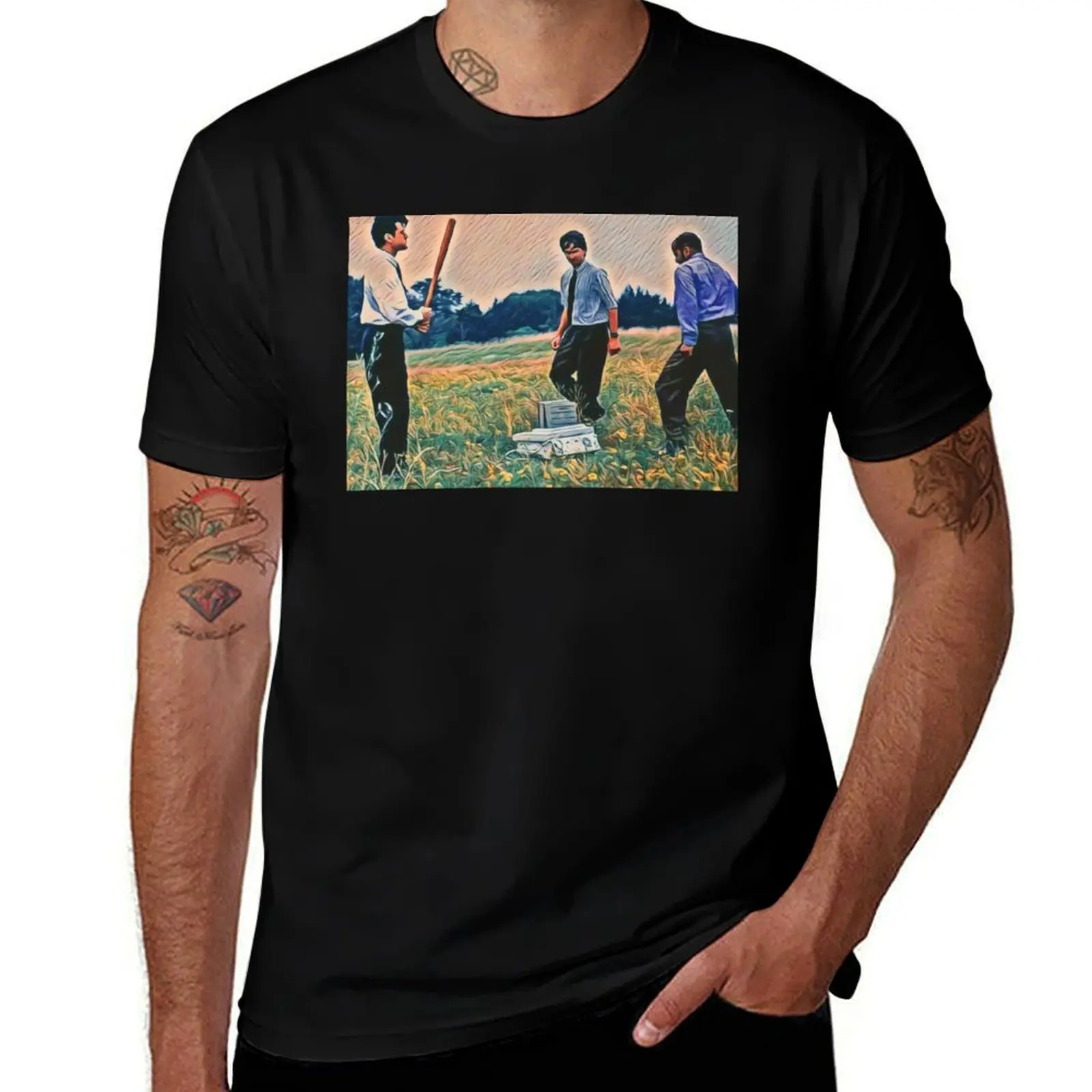 The Printer T-Shirt Regular Fit Plain Tee Shirt