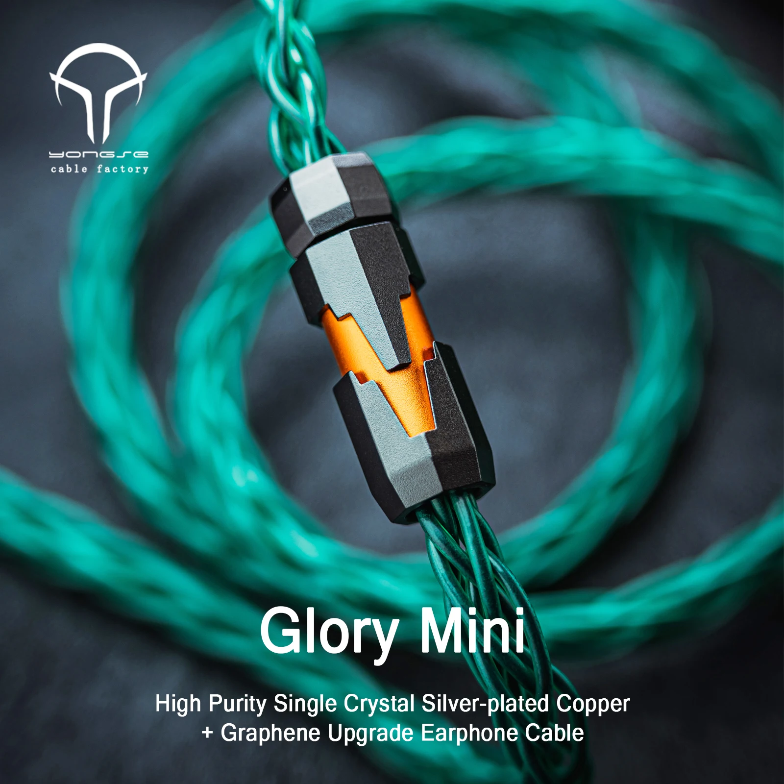 Angelears X Yongse Kabel BlackMamba Lucky Bag HiFi Versilbertes Monokristallines Kupfer Kopfhörer-Upgrade-Kabel – Detail 8