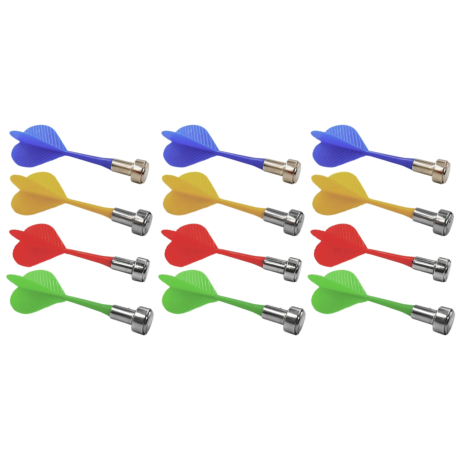 12 Pcs Bright Dart-Tails for Kids Anti-falling Magnetic Darts-Toy for Amusement Parks Kids Dart-Tails Sturdy Easy To Use For Gym
