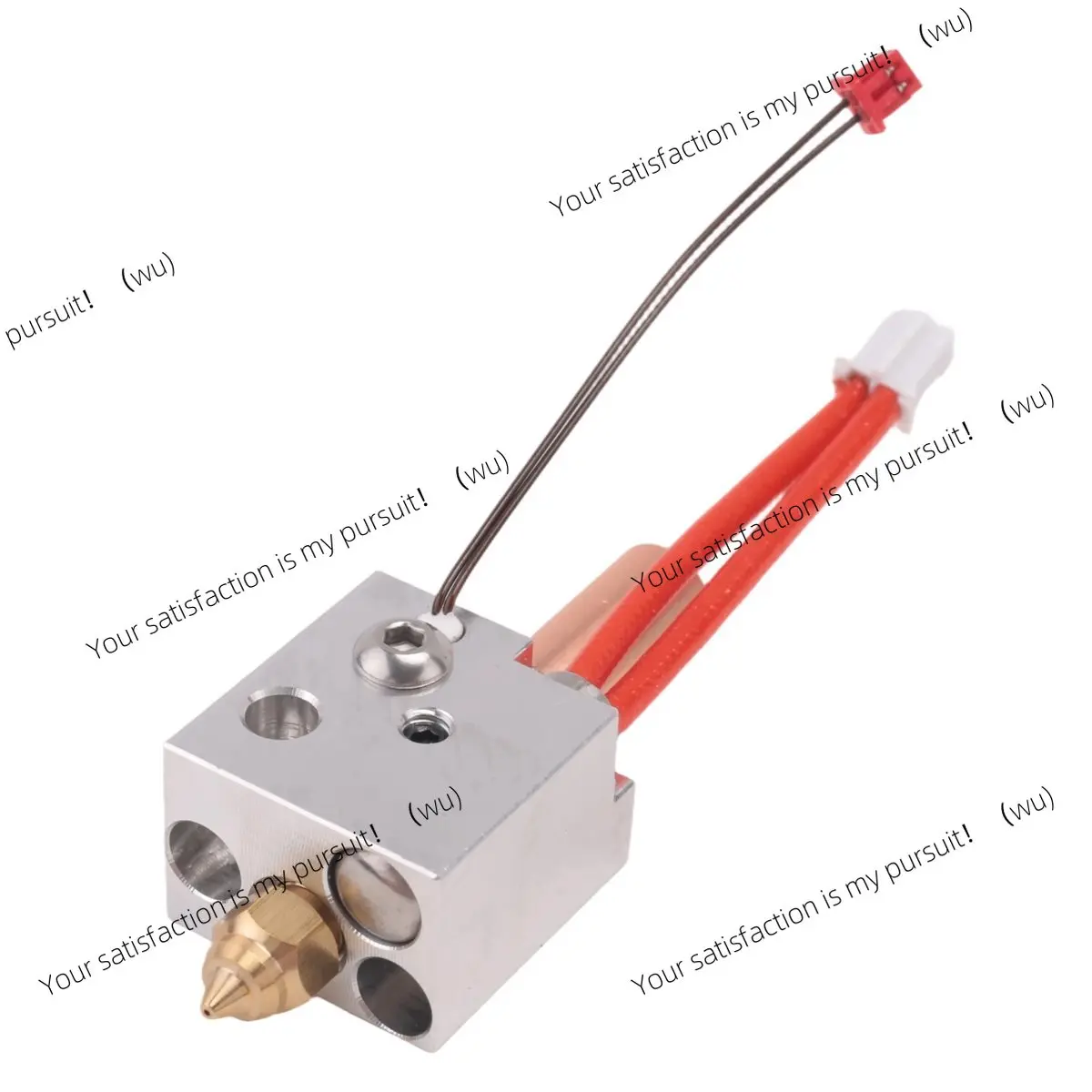 FOR SV07 High Temperature Hot End Heating Assembly 3D Printer Extruder Kit With 0.4mm Brass Nozzle Replacement Printing Parts