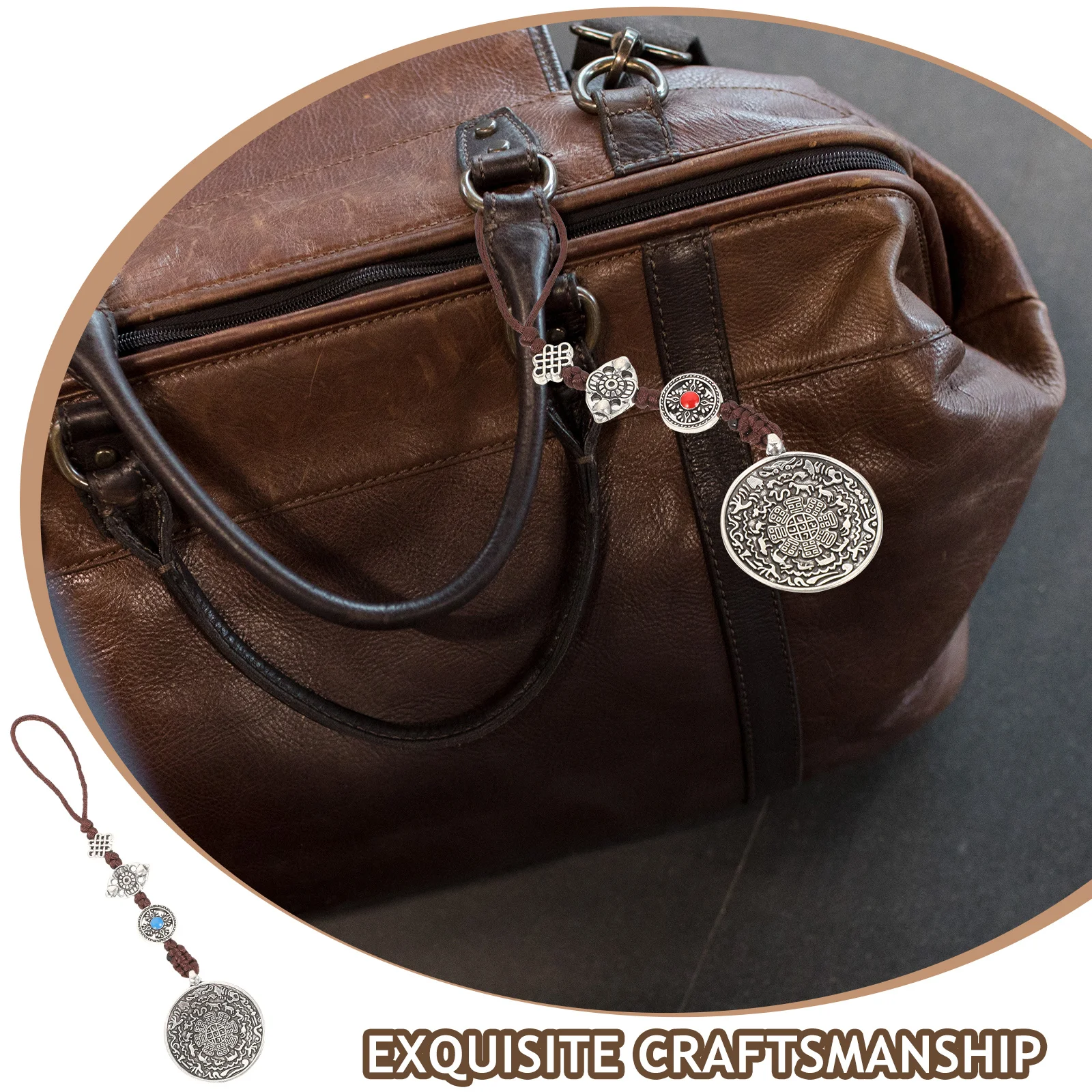 

2 шт., металлическое ожерелье с подвеской в тибетском стиле, винтажное ретро-веревочное ожерелье-цепочка, аксессуар для вечеринки, ретро-очаровательная цепочка на шею