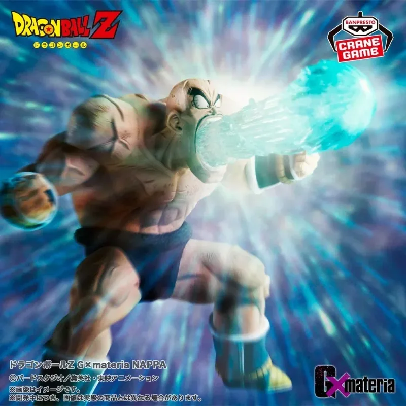 En stock, figura de Nappa de Bandai BANPRESTO G X Materia Dragon Ball Z, modelo de anime, juguete decorativo, regalo de cumpleaños para niños