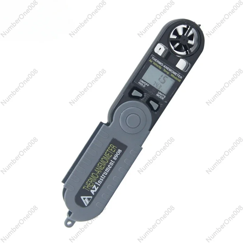 AZ8908 Digital 3-in-1 Pocket Thermo Anemometer (Air Velocity;Temp.Windchill)