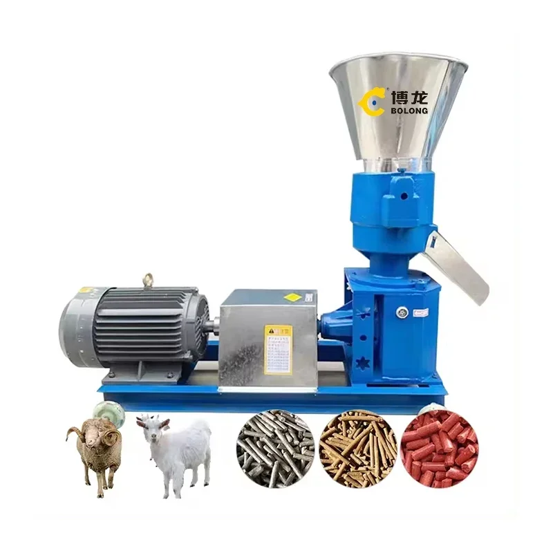 animal poultry chicken feed production processing machine pellet making farm