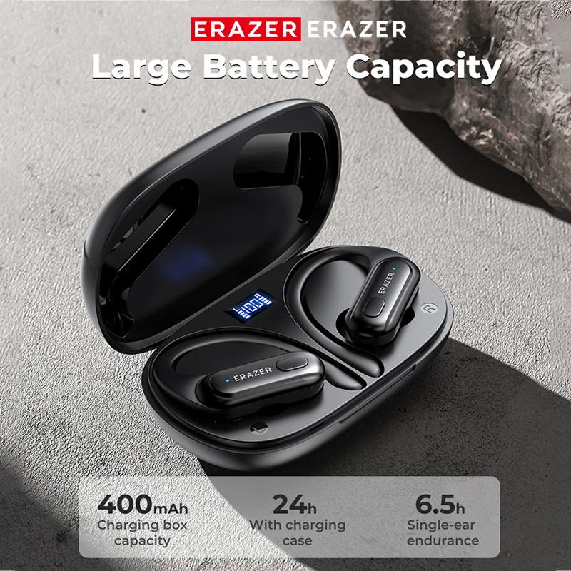 ERAZER XT60 PRO auriculares inalámbricos auriculares deportivos Bluetooth 5,3 auriculares impermeables reducción de ruido sonido estéreo HiFi