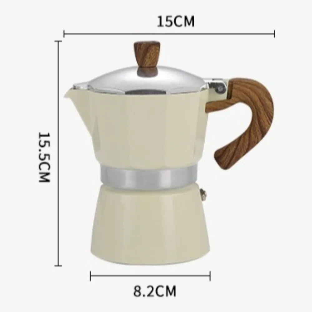 150 مللي إسبرسو ستوفيتوب موكا وعاء الألومنيوم 3 كوب ماكينة القهوة موكا مكافحة الصدأ ماكينة صنع القهوة الكلاسيكية بروير لصنع القهوة #6