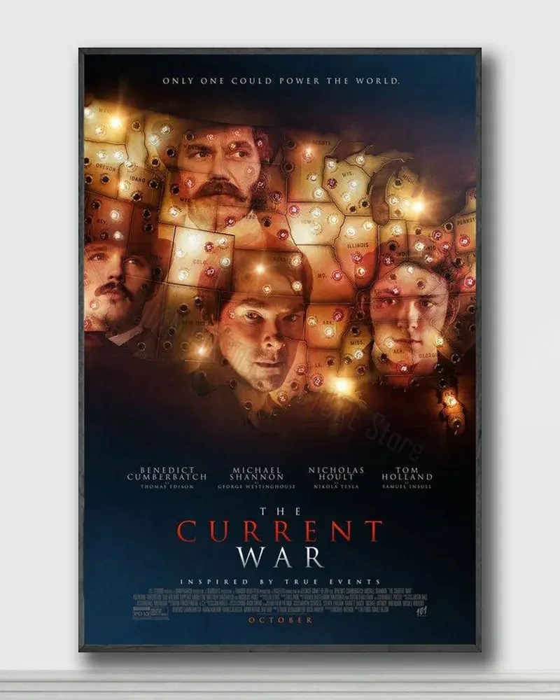 NJ218 The Current War Movie 2 Silk Posters and Prints wall art Art Poster Home Decor