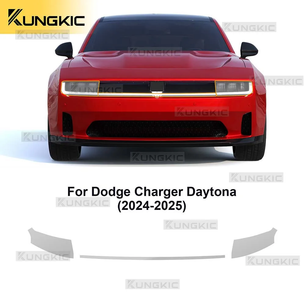 

Для Dodge Charger Daytona R/T/Scat Pack 2024 2025 автомобильная фара заднего вида пленка прозрачная дымчатая защита от царапин наклейка