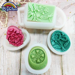 Flower Theme Silicone Mold Chrysanthemum Lavender Rose Daisy DIY Suger Craft Handmade Making Candle Aromatherapy Clay Soap Mould