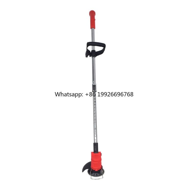 

Small Household Lithium Battery Handheld Lawn Mower Adjustable Artifacts Garden Pruner Copper Motor Dual Switch Flower Bed