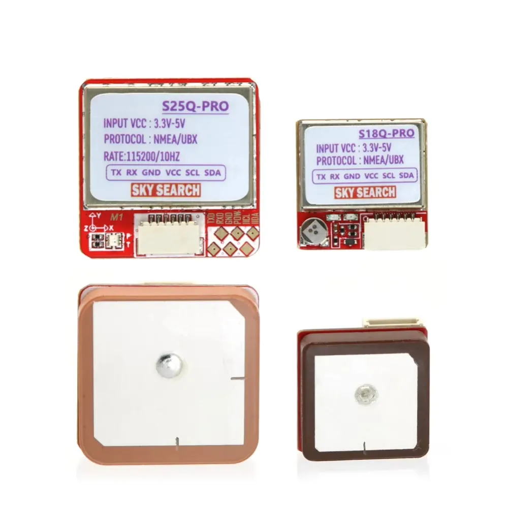 SKY SEARCH S18Q-Pro S25Q-Pro U-Blox GPS مع بوصلة Fit Betaflight Inav APM PIX4 لأجزاء الطائرة بدون طيار RC FPV #6