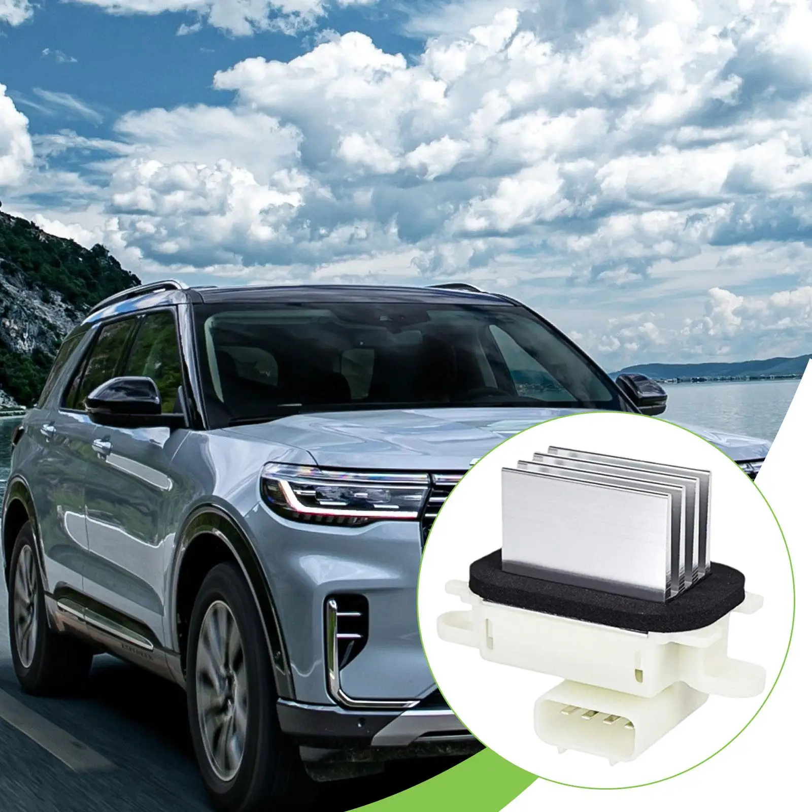 

Blower Motor Resistor Efficient Wind Speed Regulation Professional Replacement Part High Performance Yh1829 for Ford F-150 09-17