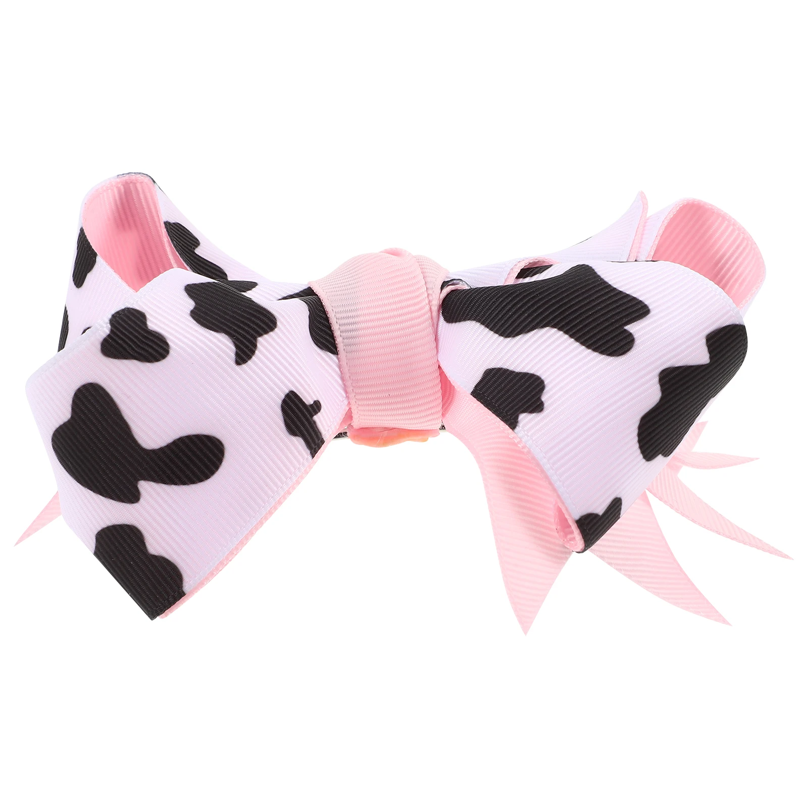 

Bow Clips Adorable Cow Print Fabric Bows for Women Girls Hair Accessories Cute Butterfly Knot Hair Barrettes