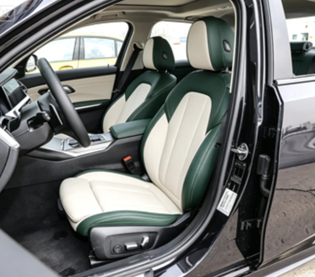 Für BMW G20 2020~2024 Maßgefertigte Autositzbezüge Luxuriöses Nappaleder 100% Passgenau Innenraumzubehör 360 ° Vollständige Abdeckung – Detail 4