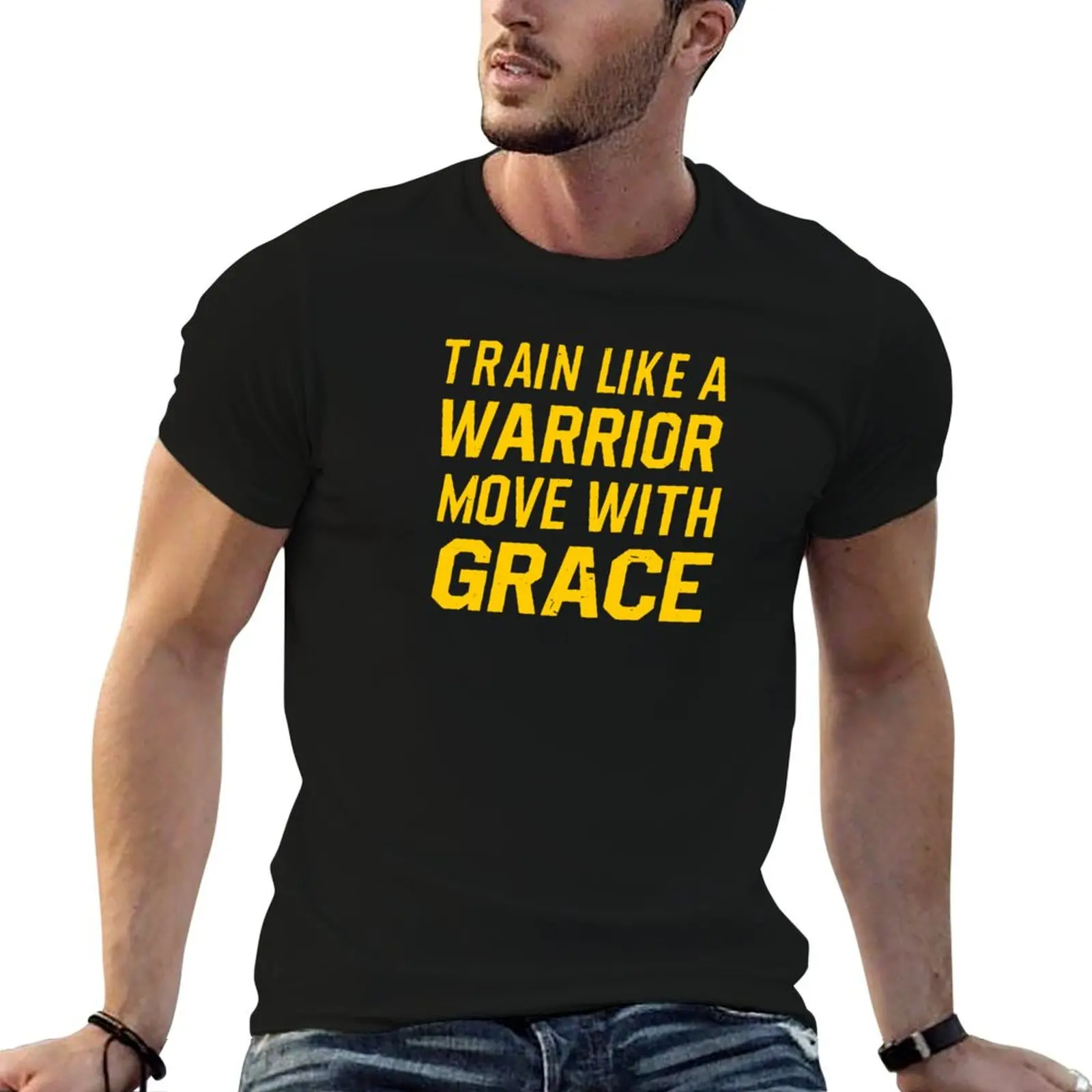 

Calisthenics workout : Train like a warrior, move with grace. T-Shirt man t shirt heavy cotton man t shirt luxury T-Shirt