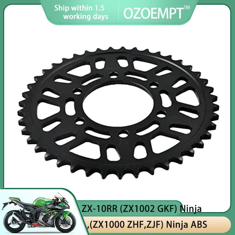 

OZOEMPT 525-39T Motorcycle Rear Sprocket Apply to ZX-10RR (ZX1000 ZHF,ZJF) Ninja ABS 17-18 ZX-10RR (ZX1002 GKF) Ninja 19