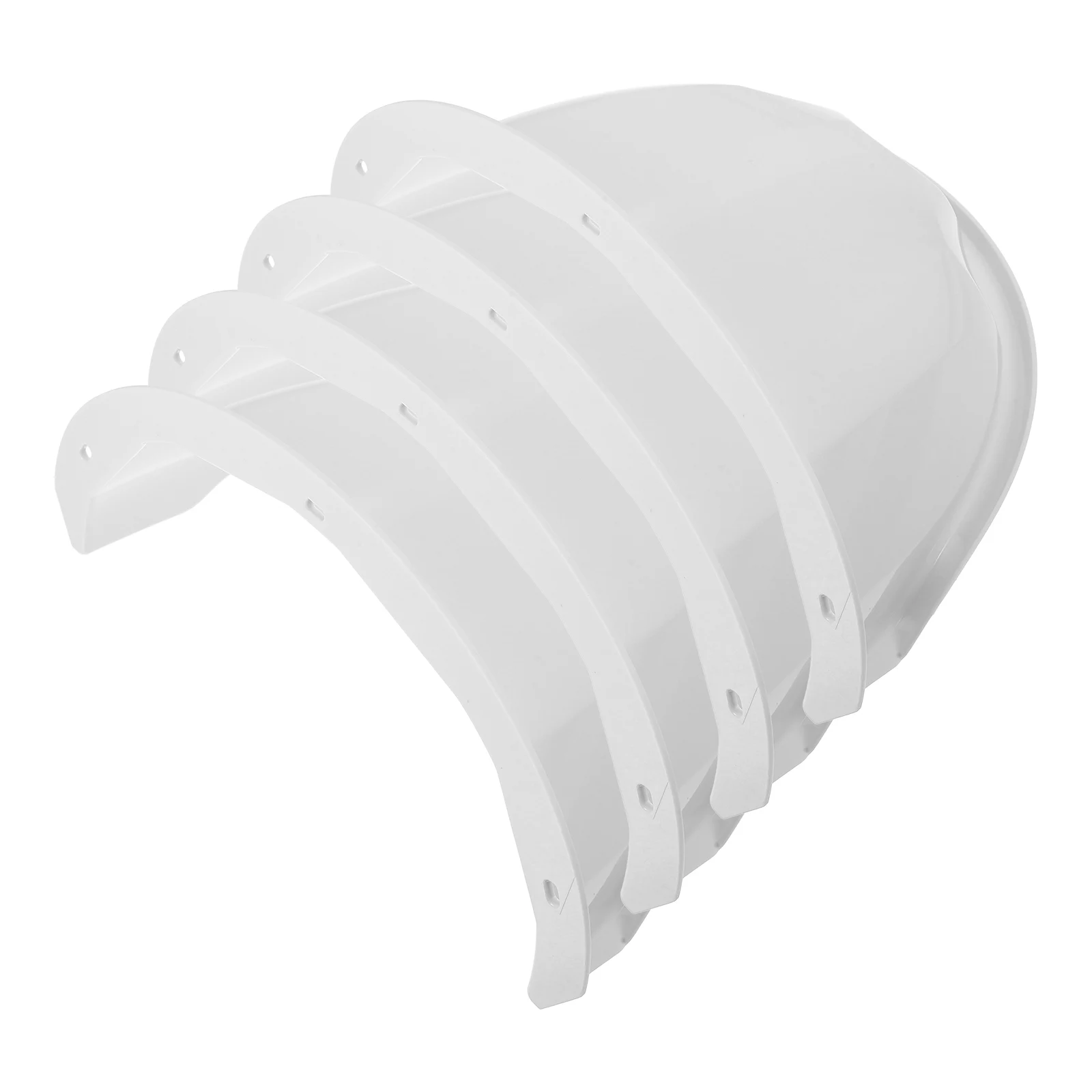 

4Pcs Outdoor Rain Cover Camera Shield Protection ABS Sun Rain Cover for Cameras Housing Protector