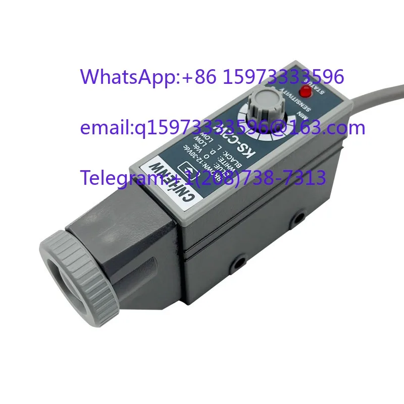 KS-C2WPhotoelectric Color Label Sensor Intelligent Color Recognition Electric Eye for Packaging Bag Making Machine Mark Tracking