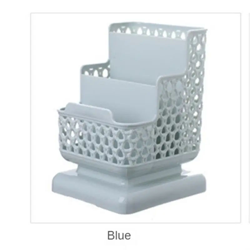 ليس من السهل الضرر صندوق تخزين الأدوات المكتبية سعة كبيرة صندوق تخزين مستحضرات التجميل سهل التنظيف حامل قلم مقاوم للاهتراء