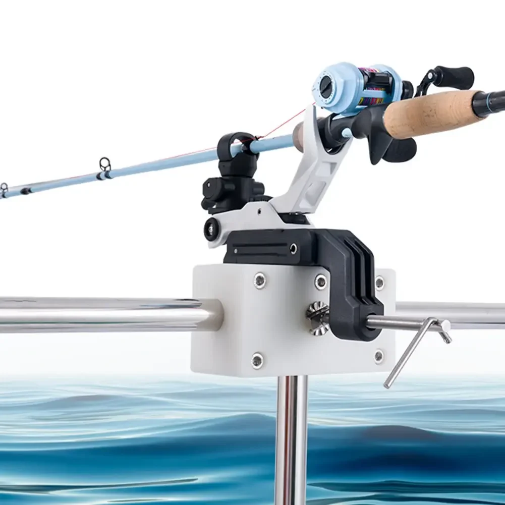 

Marine Fishing Rod Holder Base Durable Deck Mount for 25-38mm Round Tubes Fishing Rod Splint Accessories