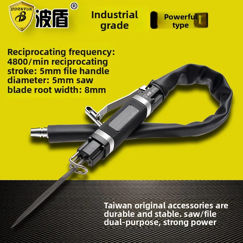 Pneumatic Saw/Rasp 5Mm/10Mm Stroke Pneumatic Saw Air-Powered File Dual-Purpose File Bd-7056-7