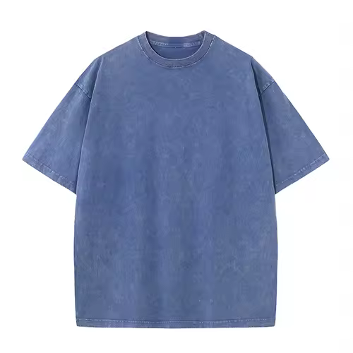 100% Cotton T-shirt Custom Logo Street Trend Short Sleeve T-shirt Embroidery Design European American Size Tops Printing Pattern - Image 11