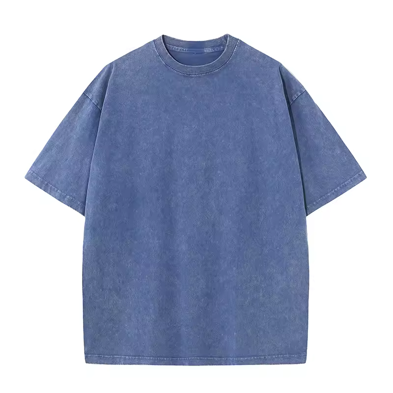 100% Cotton T-shirt Custom Logo Street Trend Short Sleeve T-shirt Embroidery Design European American Size Tops Printing Pattern - Image 11