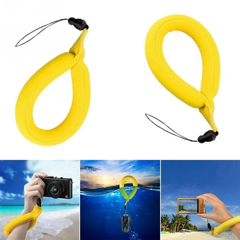 1pcs Camera buoyancy wrist strap diving material Universal foam buoyancy strap to prevent camera key phone from sinking