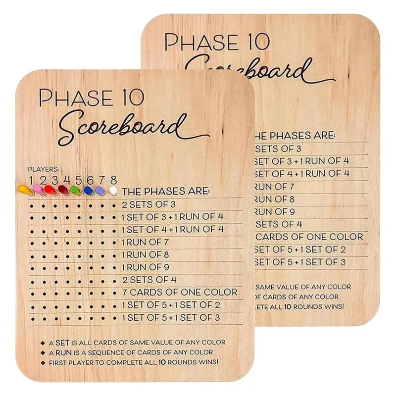 At13 fase 10 placar fase dez placar e rastreador redondo fase 10 cartas jogo pontuação folhas clássico jogos de cartas de tabuleiro