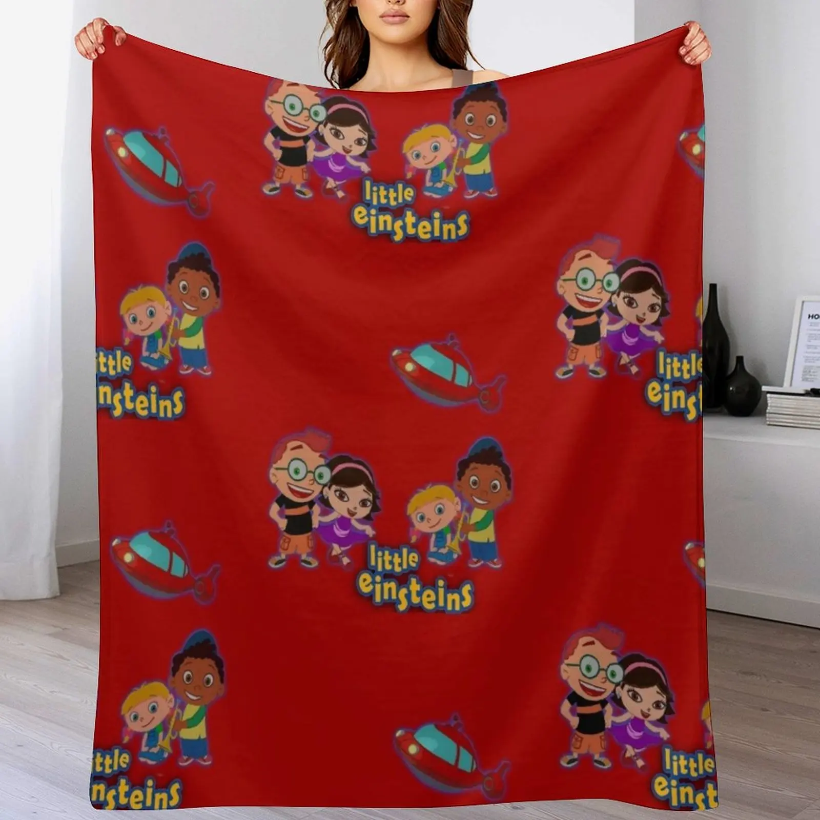 

little einsteins appreciation Throw Blanket Cozy Throw Blanket for Bed Sofa Chair