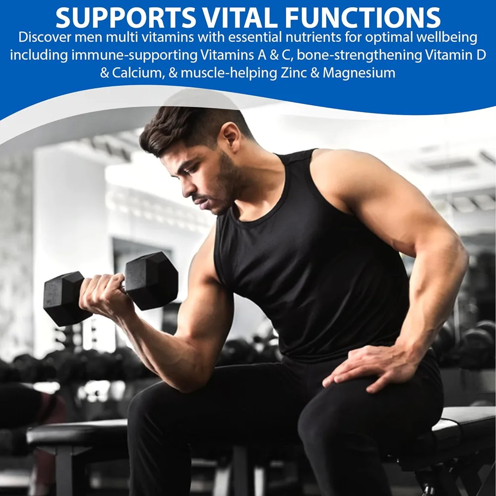 Men’s Energy & Focus Multivitamin – Transdermal Performance Booster Patches, 30 Patches One Month Supply