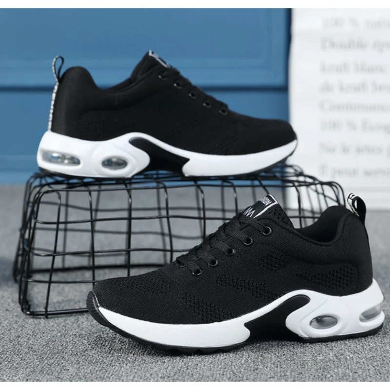 

Pu Air Cushion Woman Casual Shoes Breathable Women Shoes Air Cushion Shoes for Women Sneakers Women Outdoor Comfortable Sneakers