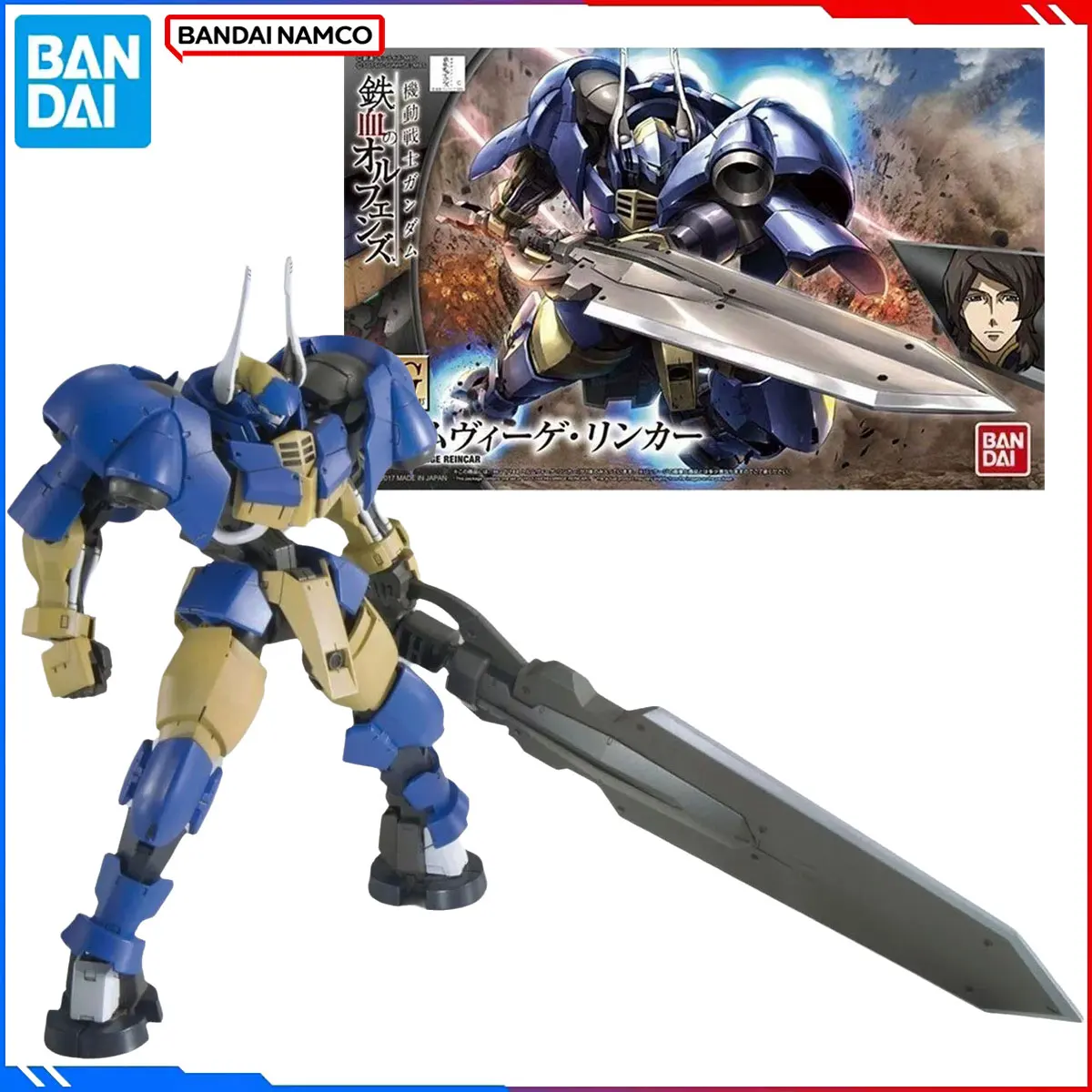 

Подлинная Bandai, оригинальная фигурка Gundam, наборы моделей HG 1:144, аниме-фигурки HELMWIGE REINCAR, экшн-модель, игрушки, подарок для детей