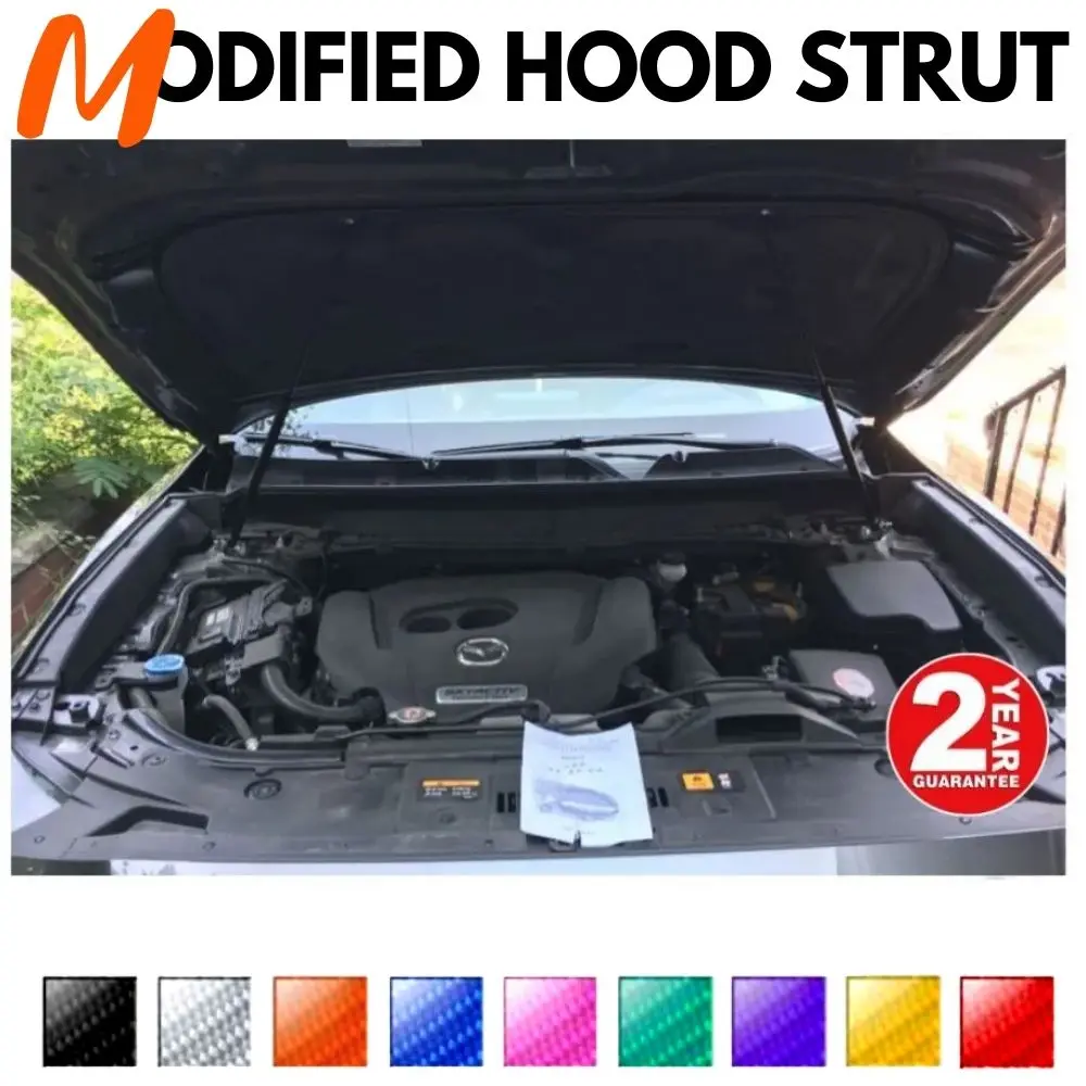 

Front Hood Struts for Mazda CX-9 (TC) 2016-2024 Shock Lift Supports Bonnet Gas Dampers Springs No-Drill