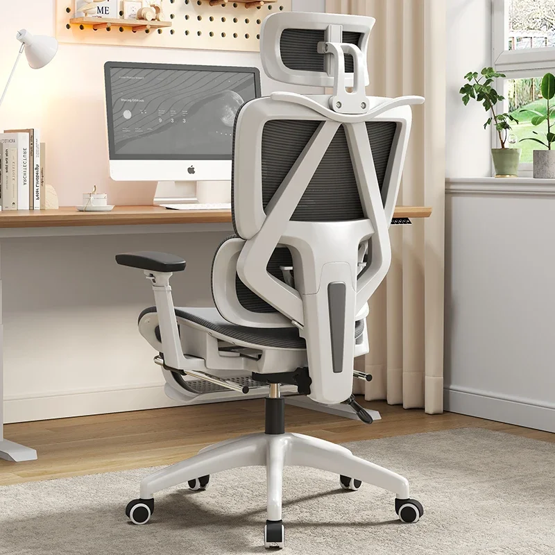 High Back With Headrest Modern Simple Mesh Ergonomic Executive Chair Height Adjustable Office Computer Swivel Chair