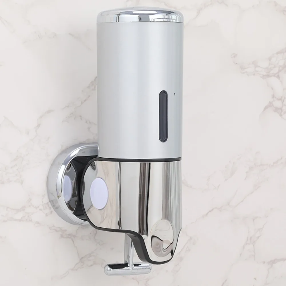 

Waterproof Bathroom Soap Dispenser Wear-resistant Touchless Wall Mount Dispenser Plastic Press Design Shower Liquid Dispenser