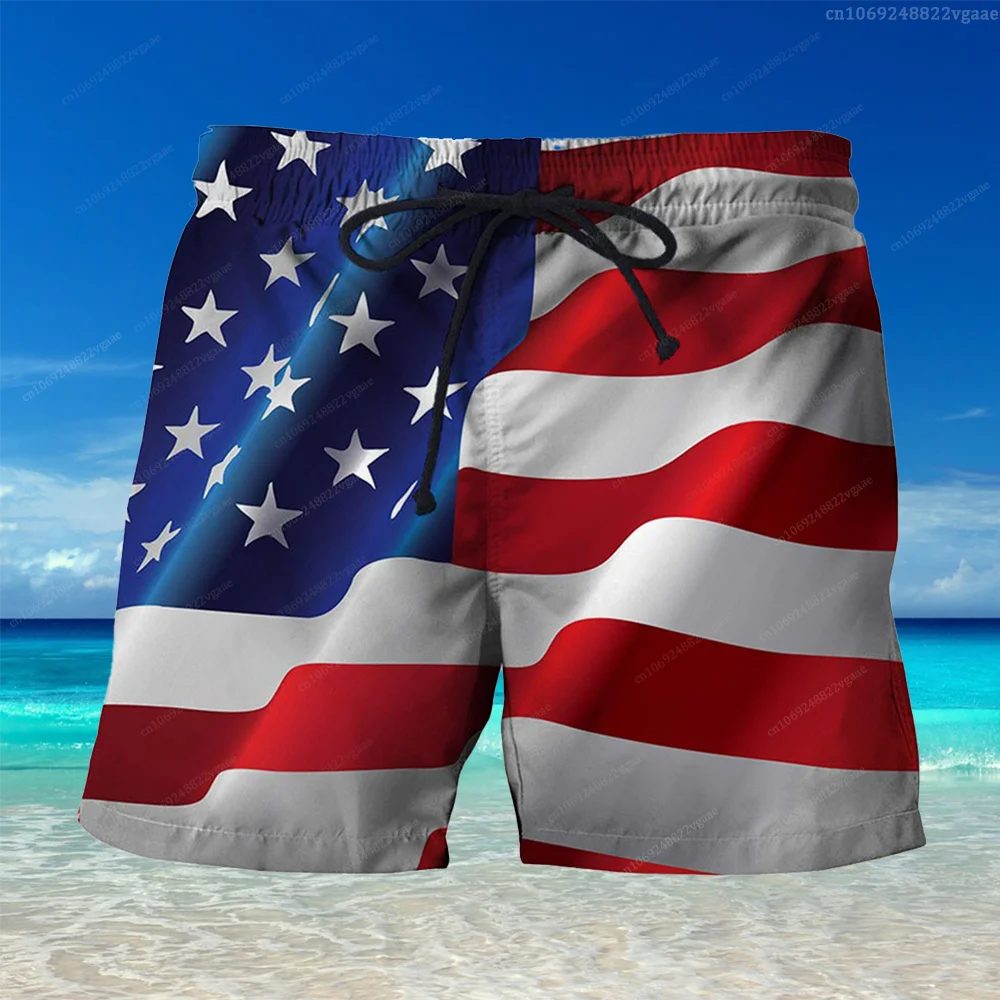 USA Flag Pants Make America Great Again National Emblem Short Pants  Women Men Luxury Casual Sport Runing Gym Beach Quick Dry