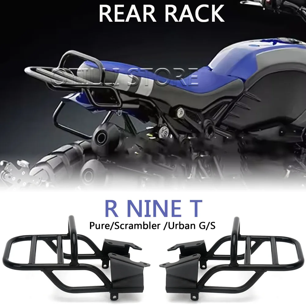 

New Motorcycle Black Rear Rack Luggage Bags Bracket Fit For BMW R9T RNINET Rninet Scrambler R Ninet Pure R NINE T Urban G/S
