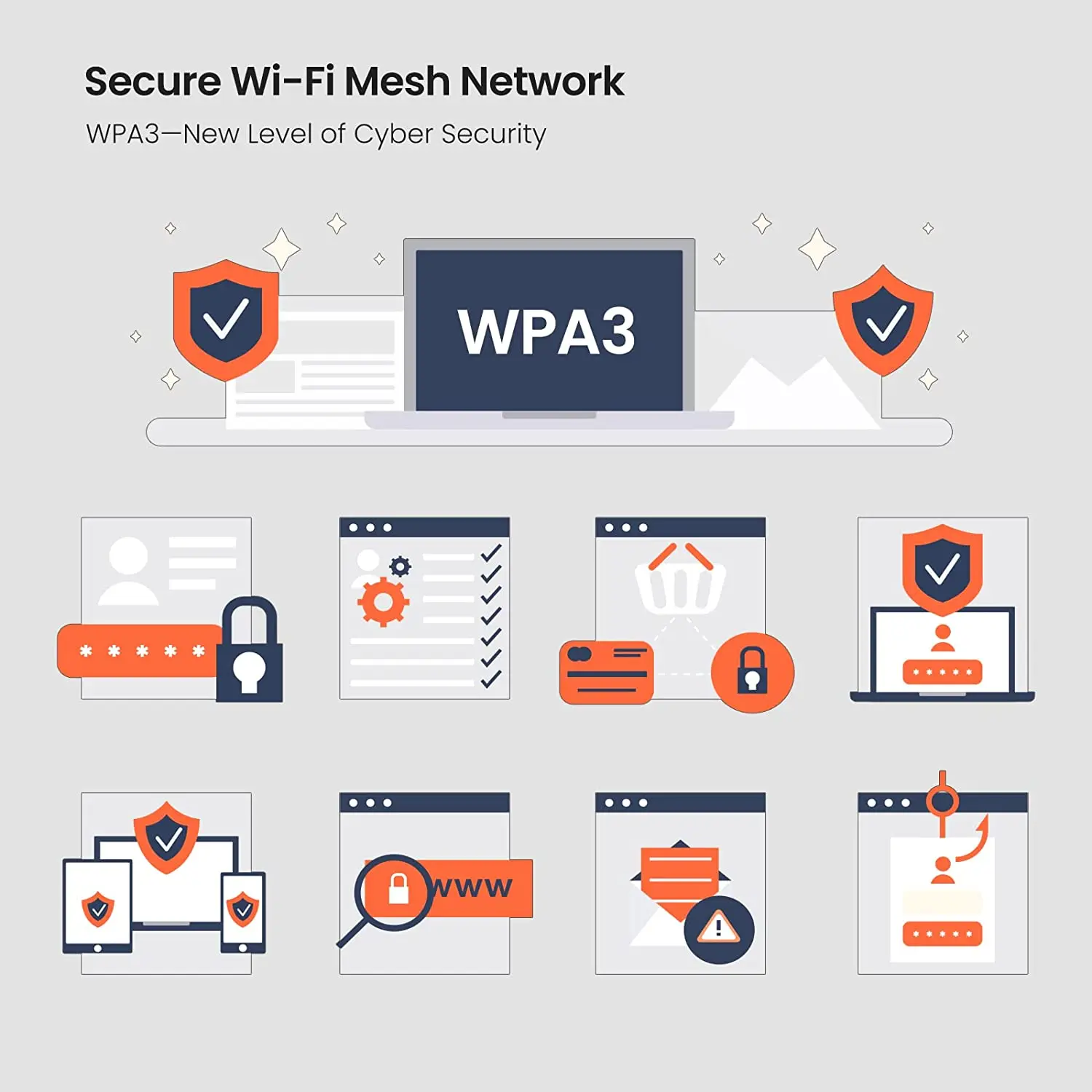 Sistema de malla WiFi 6 AX3000, enrutador inalámbrico Tenda MX12, enrutador WiFi de malla de hasta 5000 pies cuadrados, paquete de 2 Extensor de