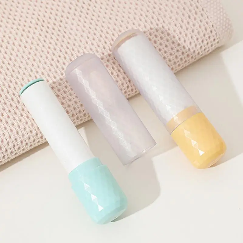 Pet Hair Sticky Roll Pet Hair Removal Tool Portable Clothing Lint Roller Dog And Cat Lint Remover Unique Oblique Tear Design