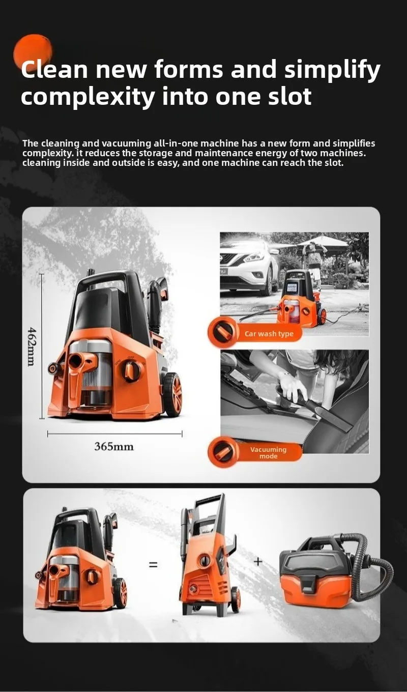 Tragbarer Autowasch-Artefakt, Autowasch-Staubsauger