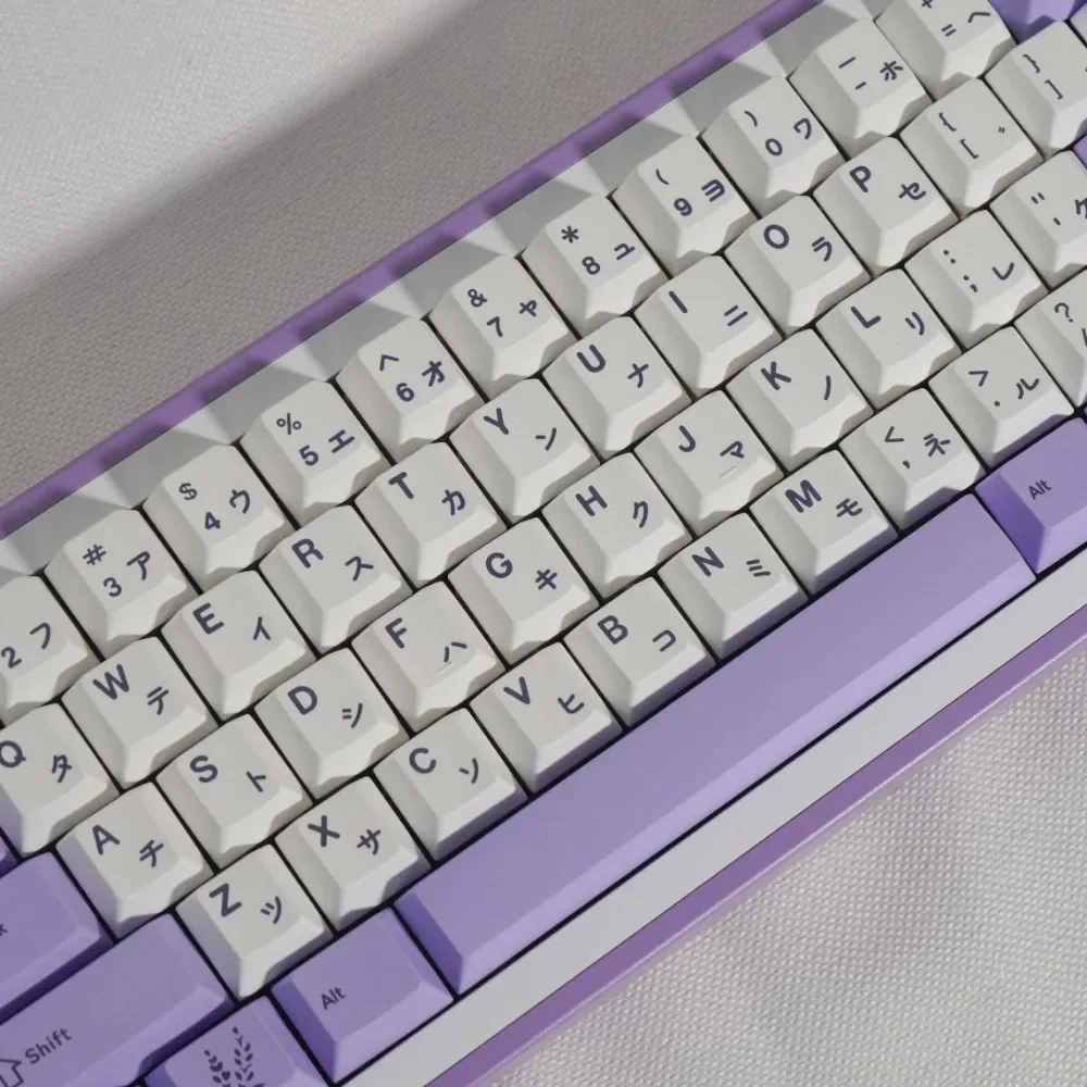 GMK Lavender Keycap 116key PBT Custom Japanese Keyboard Cap Cherry Profile KeyCap for Mechanical Keyboard Accessories 65/75/87