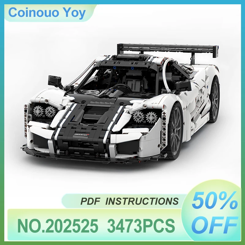 

Изготовленный на заказ компактный 42172 технический спортивный автомобиль гиперкар строительный блок MOC 202525 скорость сборка автомобиля DIY игрушка детский рождественский подарок