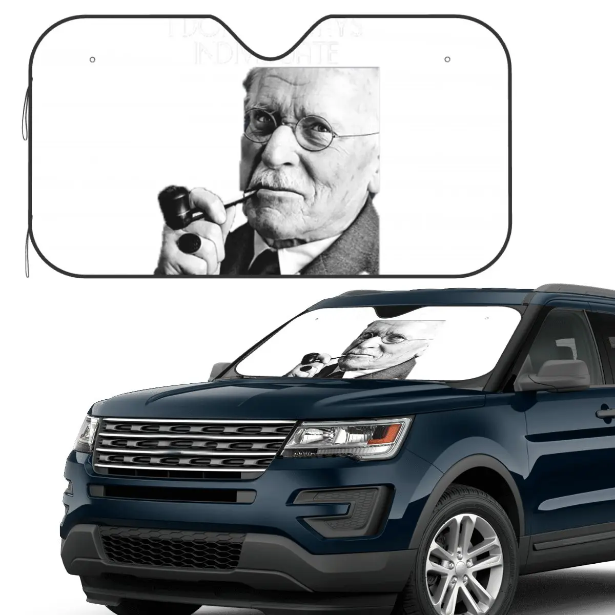 

Carl Jung - Individuate 2 Sunshade Windscreen Car Front Windshield Window Sun Visor Accessories Covers