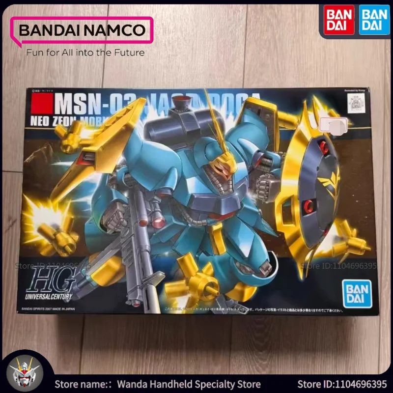 Bandai Gundam HG MSN-03 Jagd Doga, Collection populaire à assembler, figurines Mecha, jouets de vacances, poupée mobile, cadeaux, en Stock, flambant neuf